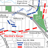 Noon, July 22, 1864. Battle of Atlanta map by Michael Page.