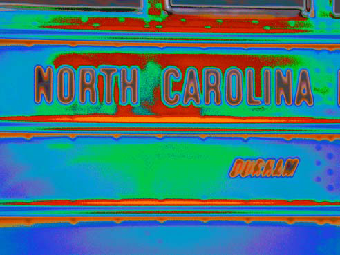 North Carolina bus side, October 27, 2007. Photograph by Flickr user psychdelicfivecats. Creative Commons license CC BY-NC-ND 2.0. North Carolina bus side, October 27, 2007. Photograph by Flickr user psychdelicfivecats. Creative Commons license CC BY-NC-ND 2.0.