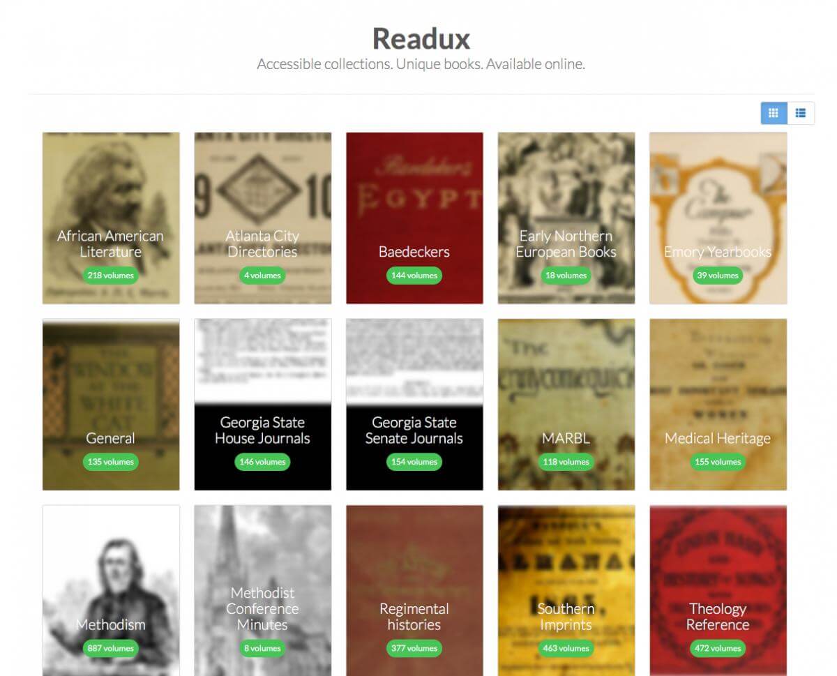 Redux homepage, September 2016. Screenshot courtesy of Southern Spaces.  Redux homepage, September 2016. Screenshot courtesy of Southern Spaces.