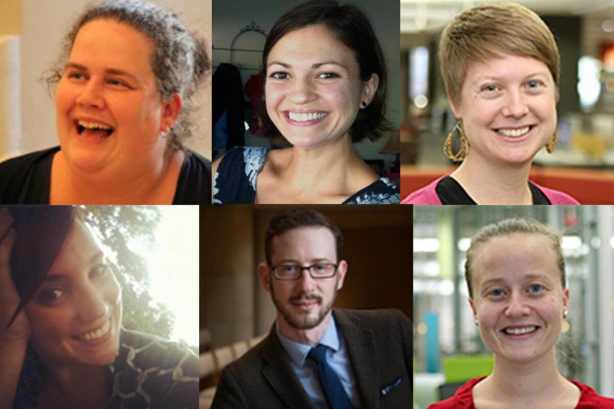 Roundtable participants (top left to bottom right): Frankie Abbott, Mary Battle, Katie Rawson, Sarah Melton, Jesse P. Karlsberg, and Meredith Doster. Roundtable participants (top left to bottom right): Frankie Abbott, Mary Battle, Katie Rawson, Sarah Melton, Jesse P. Karlsberg, and Meredith Doster.