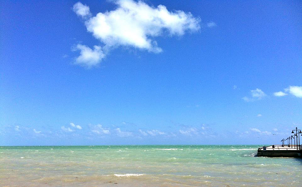 The view of the Florida Straits from the White Street Pier, Key West, Florida, March 2014. Photograph courtesy of the author. The view of the Florida Straits from the White Street Pier, Key West, Florida, March 2014. Photograph courtesy of the author.