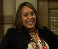 Natasha Trethewey interviewing Elizabeth Alexander, 2009.