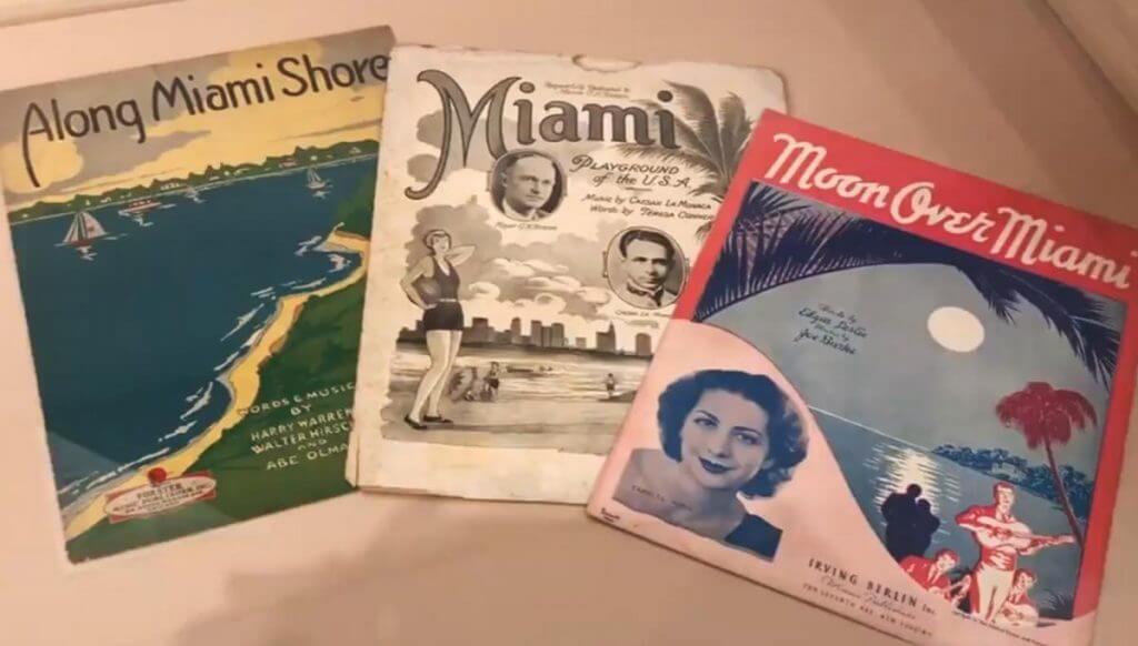 Early twentieth-century sheet music that depicted Miami as a “fairyland” or metaphorical playground where tourists and residents alike could suspend, even if just temporarily, the rigid structure of their everyday lives. Photograph by HistoryMiami Museum. Courtesy of Julio Capó Jr.'s Collection.