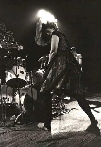 Vanessa Briscoe Hay of Pylon at the Agora Ballroom, Atlanta, Georgia, 1981